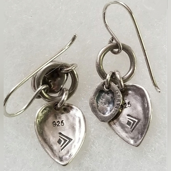 **FINAL** Rare Silpada 925 Sterling Silver Falling Leaves Dangle Earrings - Picture 4 of 8